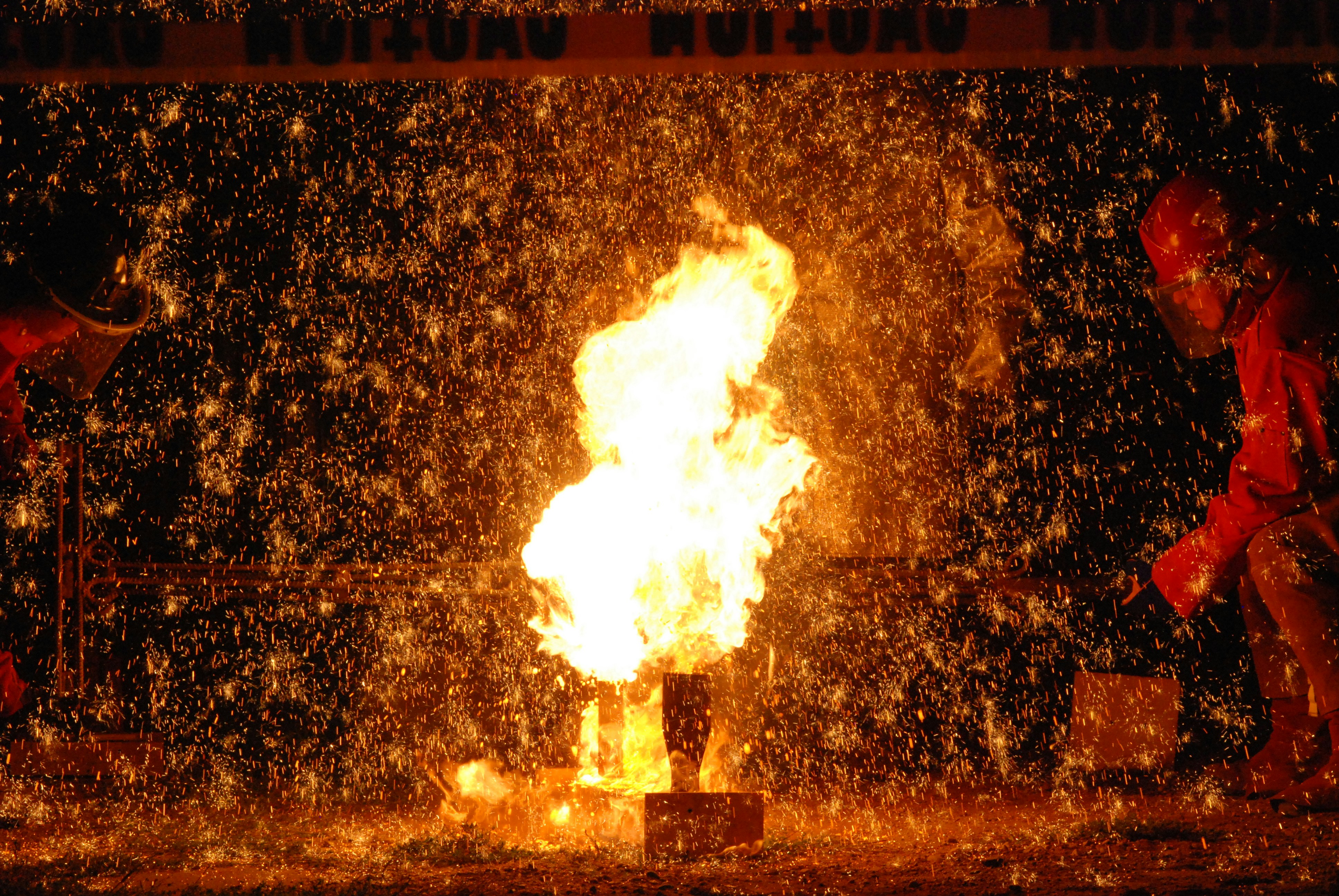 Flare gas mining